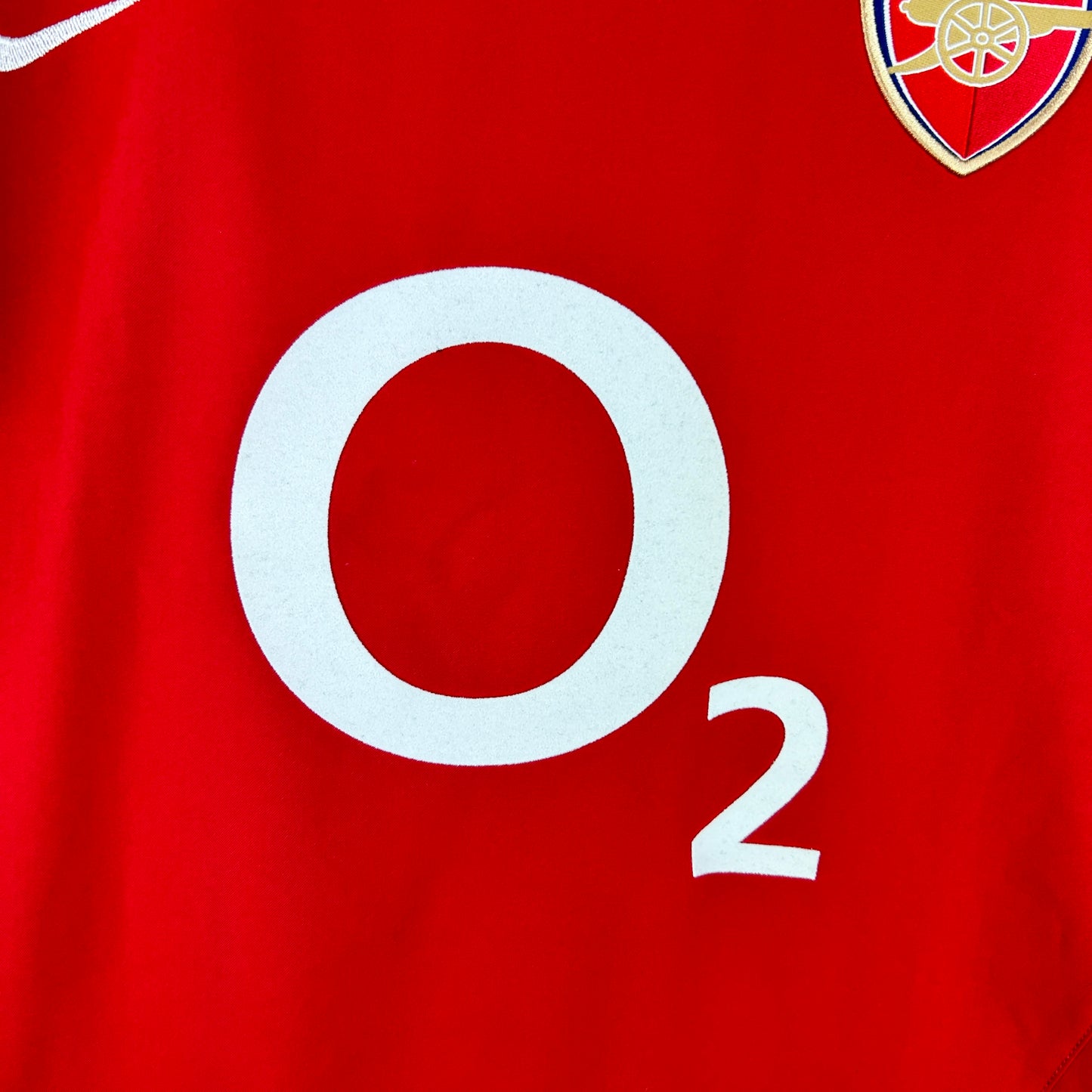 Arsenal 2003/2004 Match Worn Home Shirt - Edu 17