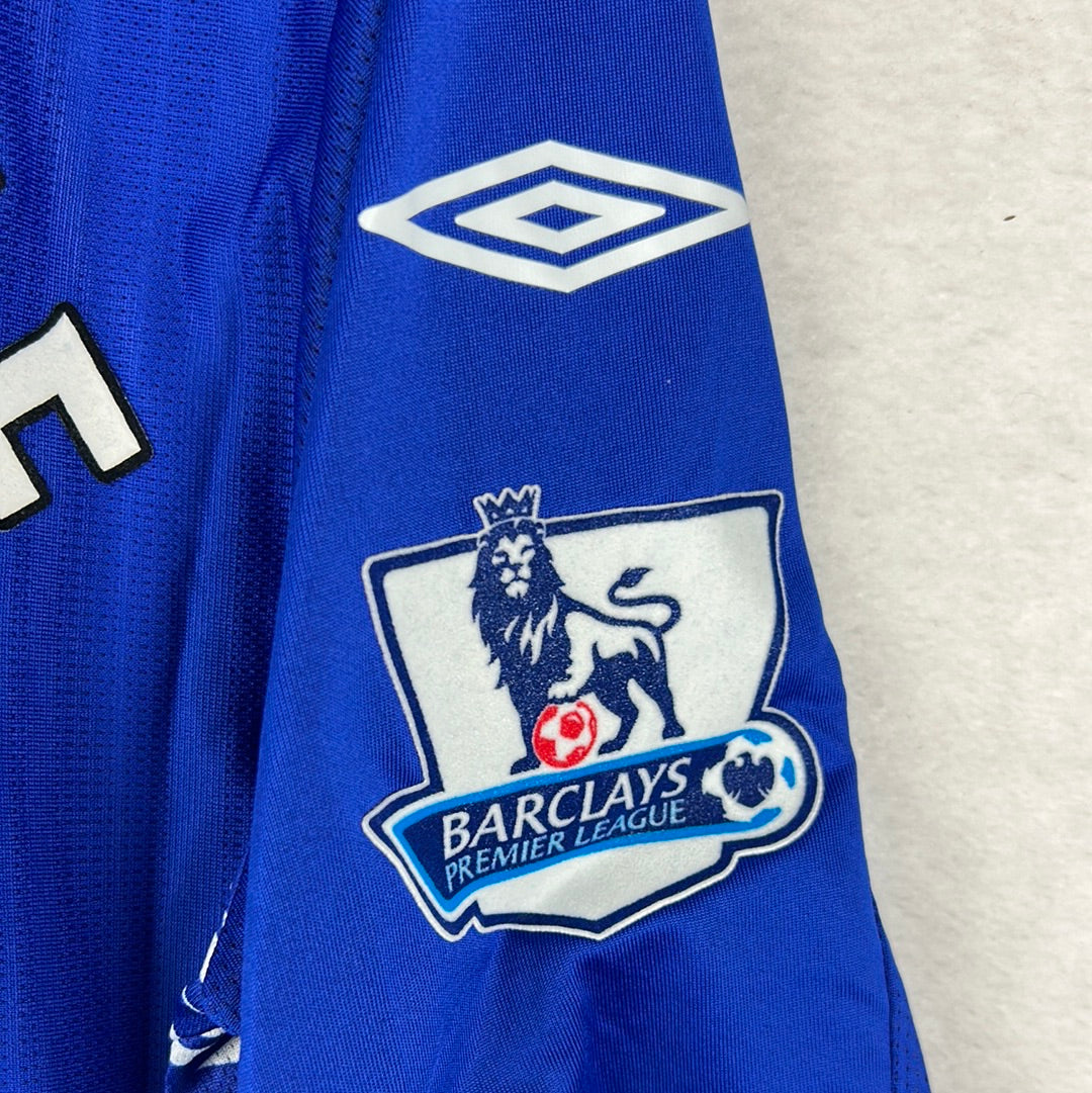 Birmingham City 2007/2008 Player Issue Home Shirt - Queudrue 15