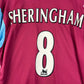 West Ham United 2005/2006 Match Worn Home Shirt - Sheringham 8