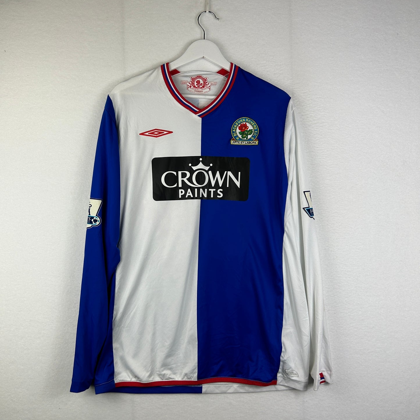 Blackburn Rovers 2009/2010 Player Issue Home Shirt