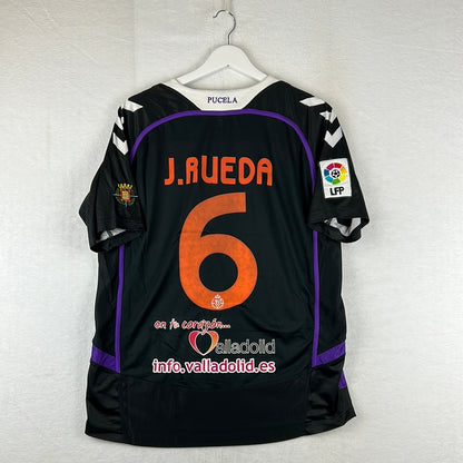 Real Valladolid 2013-2014 Player Issue Away Shirt - Large - J. Rueda 6