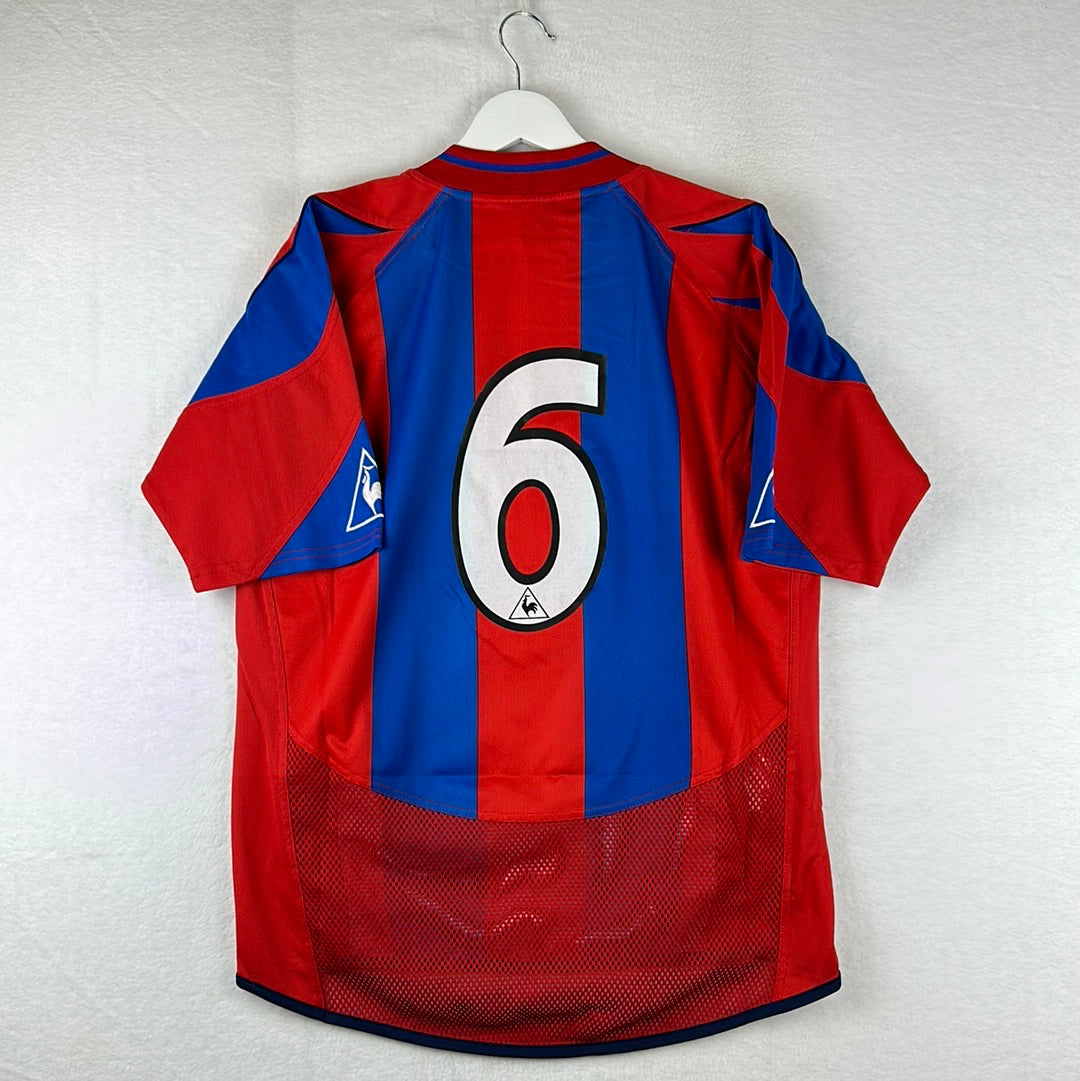 Panionios 2005-2006 Player Issue Home Shirt - Extra Large  - Giannopoulos 6