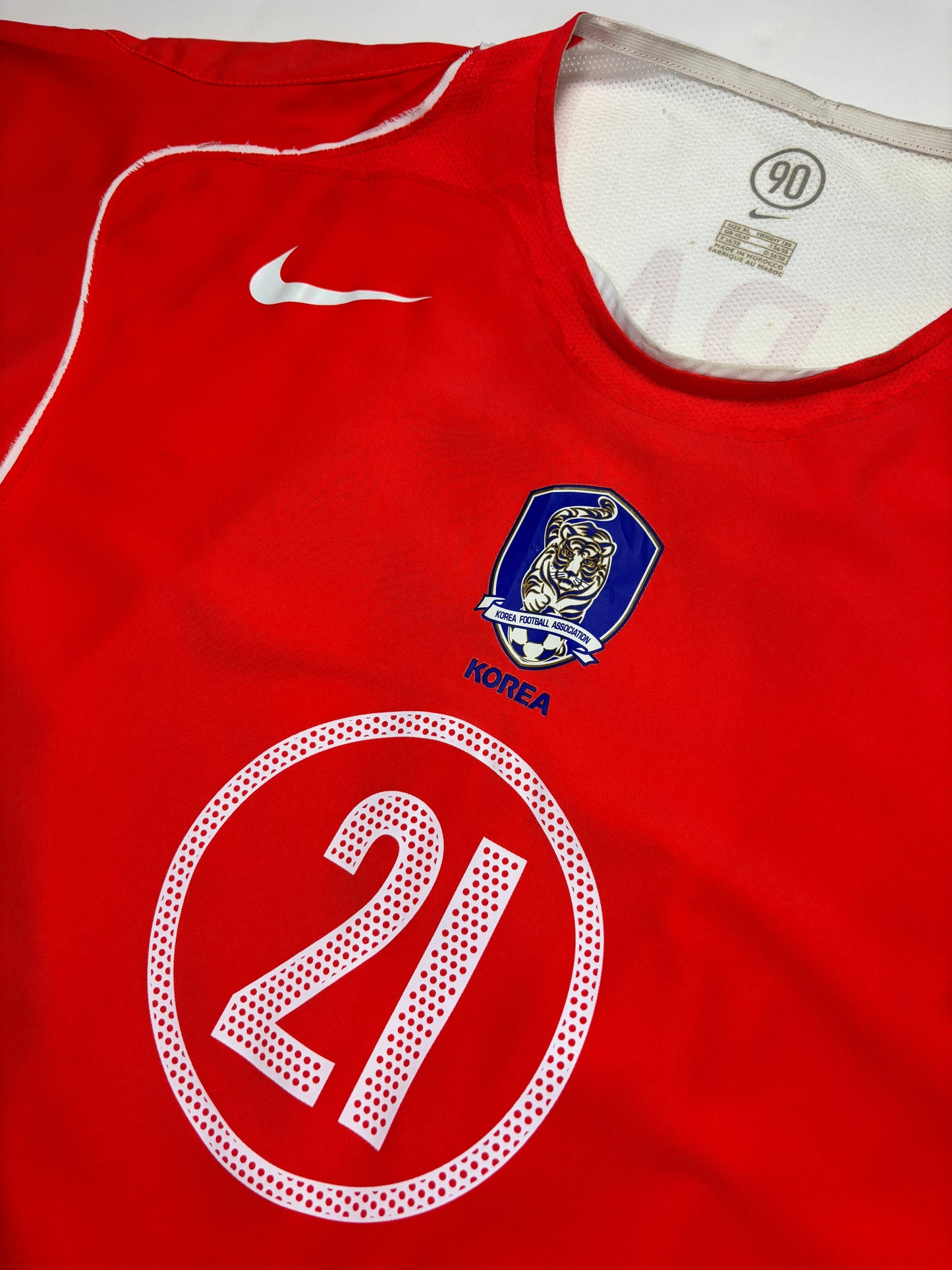 South Korea Home Shirt 2004/06 LS (XL) J.S.Park 21