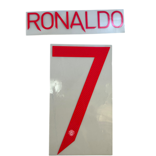 Ronaldo 7 - 2023/2024 Manchester United Cup Font Nameset