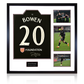 Jarrod Bowen Signed West Ham United 22/23 Third Shirt Elite Frame