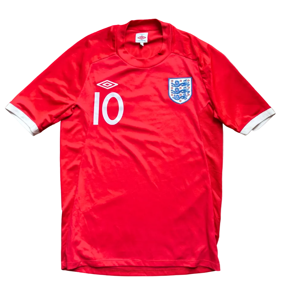 2010/11 England Away Shirt Umbro Rooney (M/L)