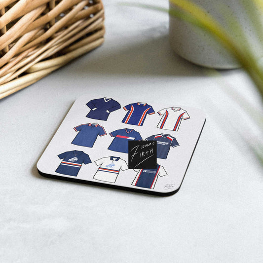 Dundee Retro Shirts Memorabilia Football Coaster