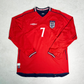 2002/04 England Away Shirt Umbro Beckham (L)
