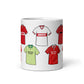 Bristol City Retro Shirts Ceramic Football Mug