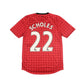 2012/13 Manchester United Home Shirt Nike Scholes (S/M)