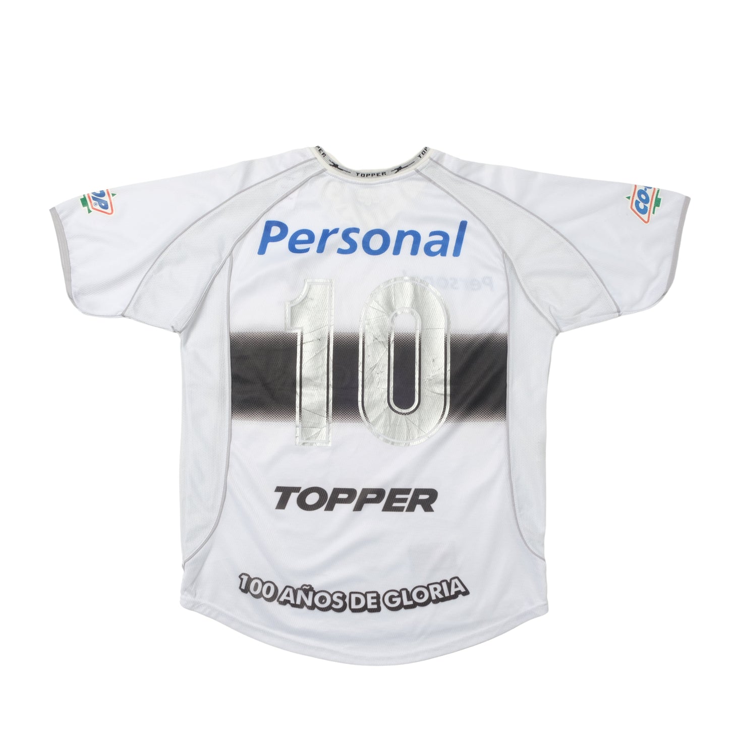 2002 Club Olimpia (Paraguay) Centenary Home Shirt Topper (M)