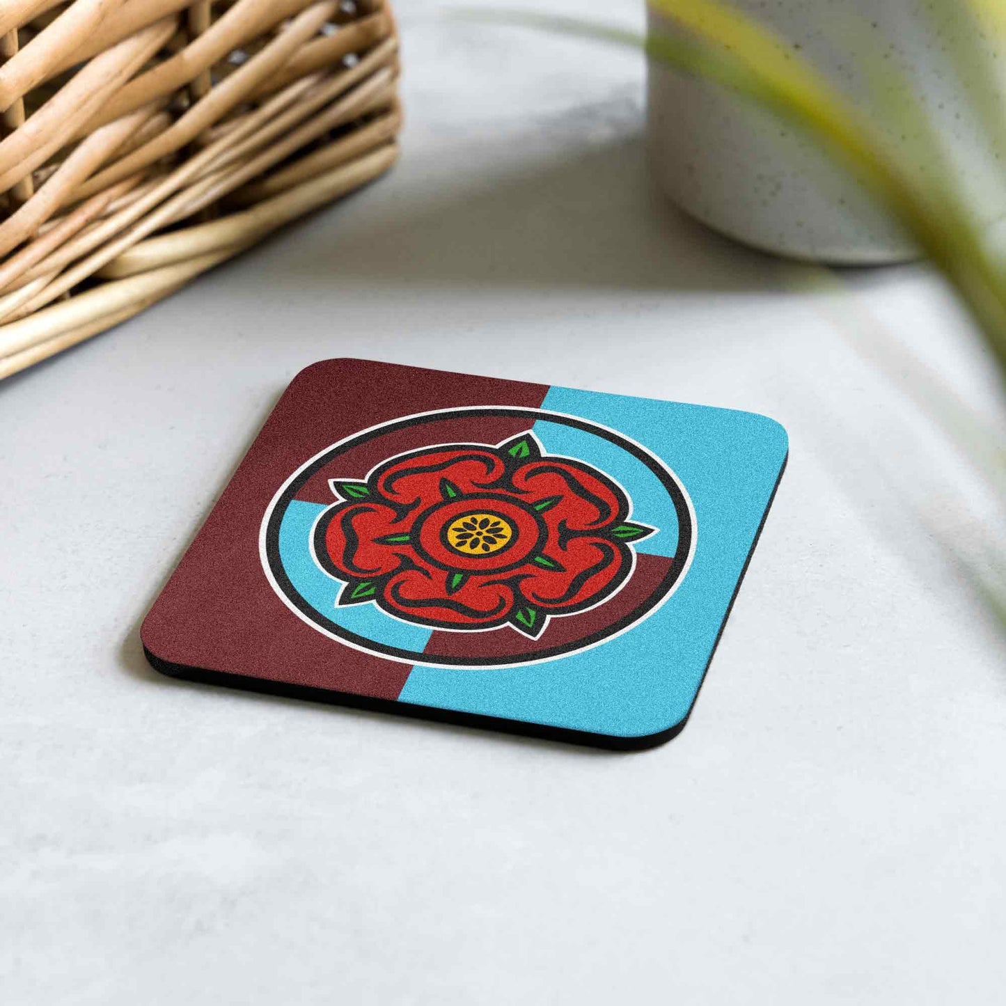 Burnley Lancashire Rose Coaster