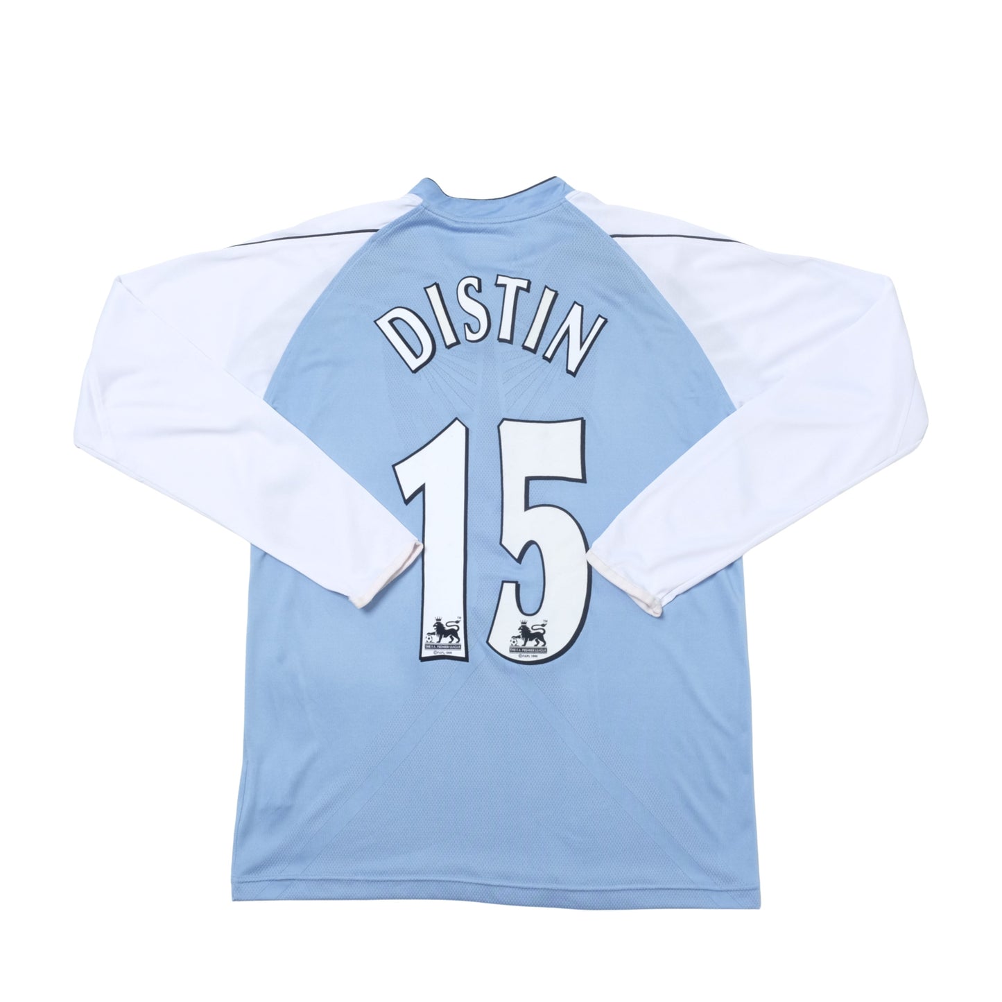2006/07 Manchester City Home Shirt Reebok Distin (M)