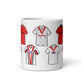 Airdrie Retro Shirts Ceramic Football Mug