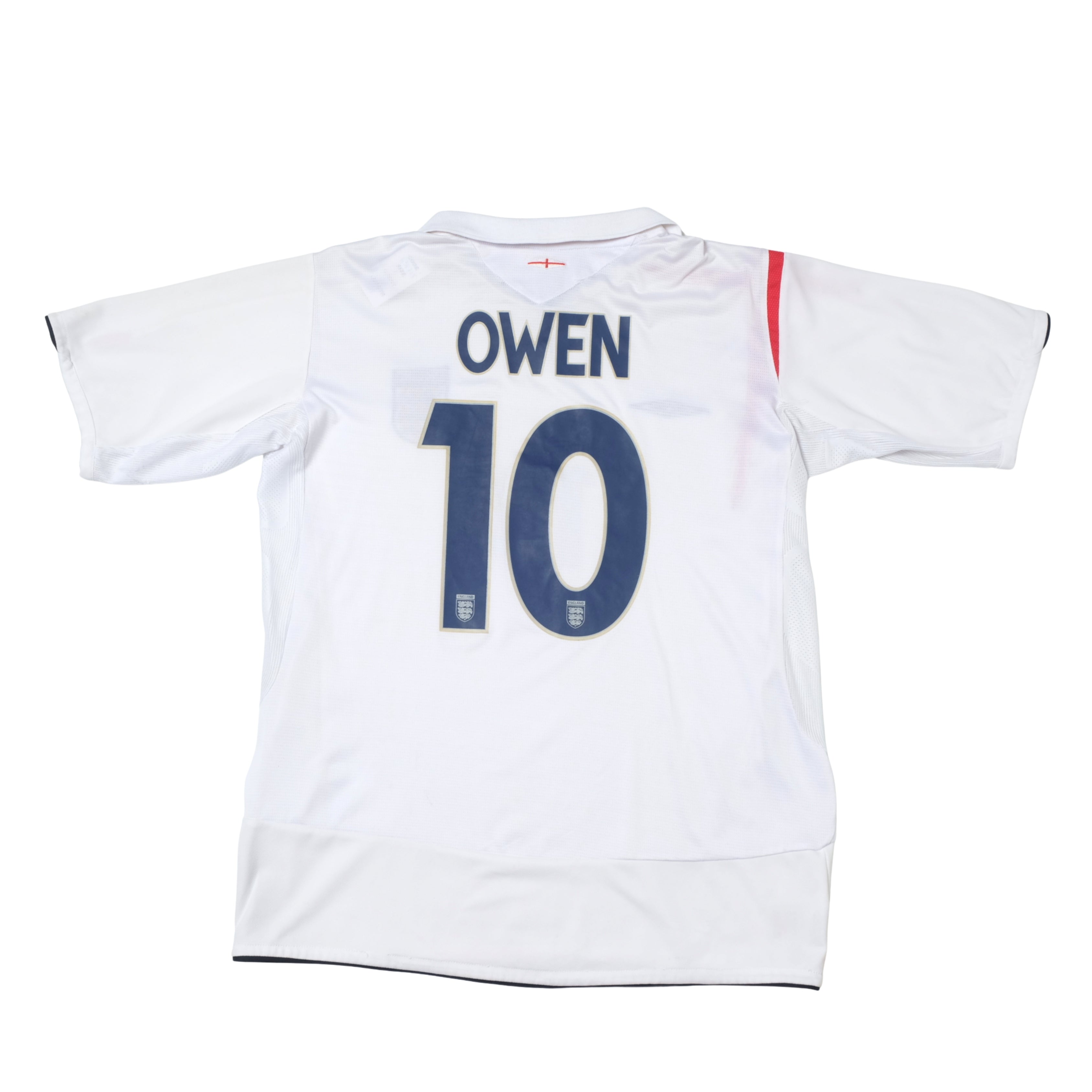 ウェア UMBRO England National Team Jersey Owen 2006/08 England Home Shirt Umbro Owen (L) – Casual Football Shirts