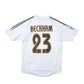 2004/05 Real Madrid Home Shirt Adidas Beckham (S/M)