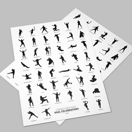 Football's Greatest Goal Celebrations Print
