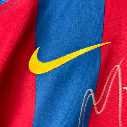 Barcelona 2005/2006 Player Issue Home Shirt - Ezquerro 4 - Squad Signed