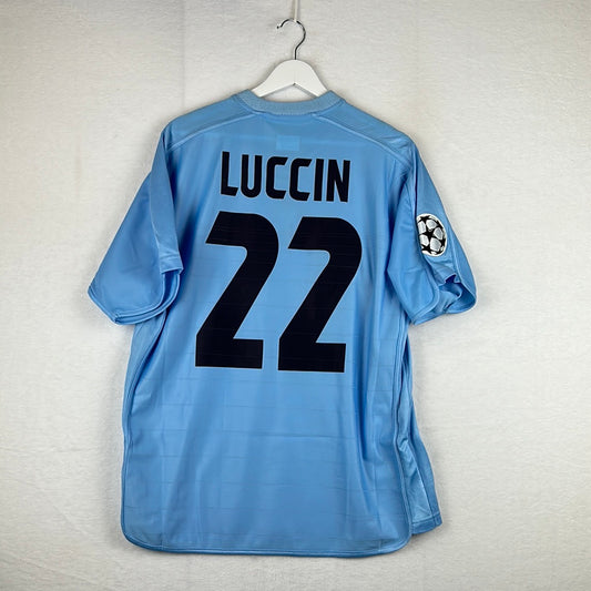 Celta Vigo 2003/2004 Player Issue Home Shirt - Luccin 22