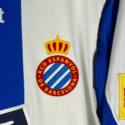 Espanyol 2006-2007 Player Issue Home Shirt - Extra Large - Torrejon 19