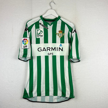 Real Betis 2007/2008 Match Worn Home Shirt - Lima 22