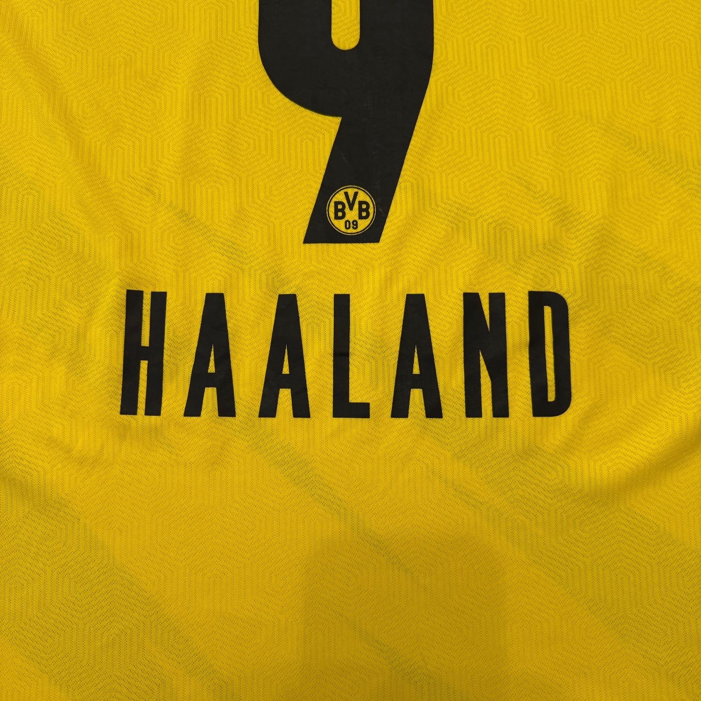 Dortmund 2020-21 Match Worn Home Shirt - Haaland 9