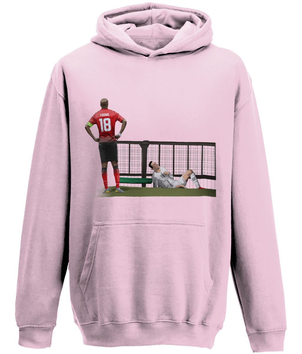 Ashley Young v Di Maria Large Image Hoodie