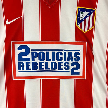 Atletico Madrid 2003/2004 Player Issue Home Shirt - Nano 17 - 2 Policias Rebeldes 2