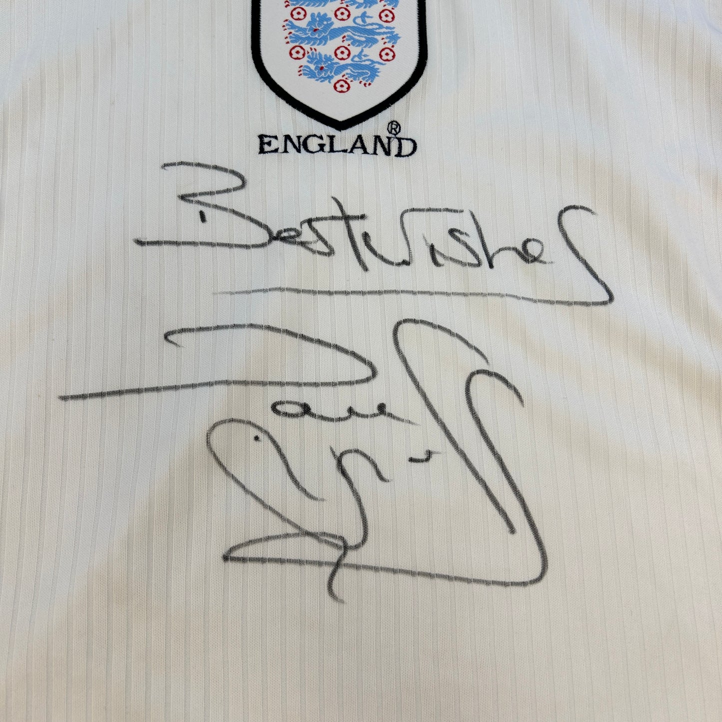 England 1998/1999 Home Shirt - BNWT - Signed