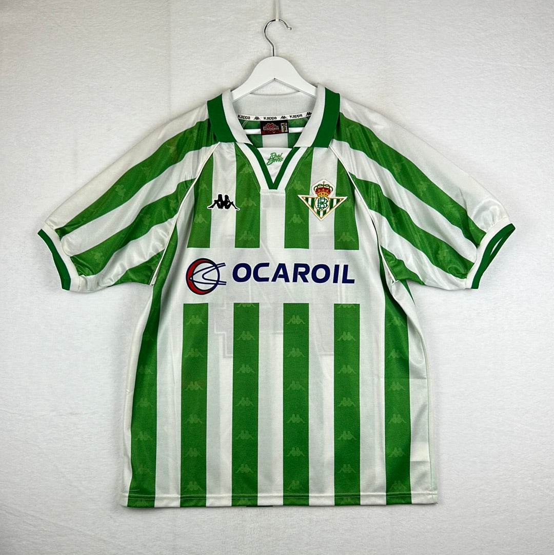 Real Betis 1997/1998 Match Issued Home Shirt - Otero 14