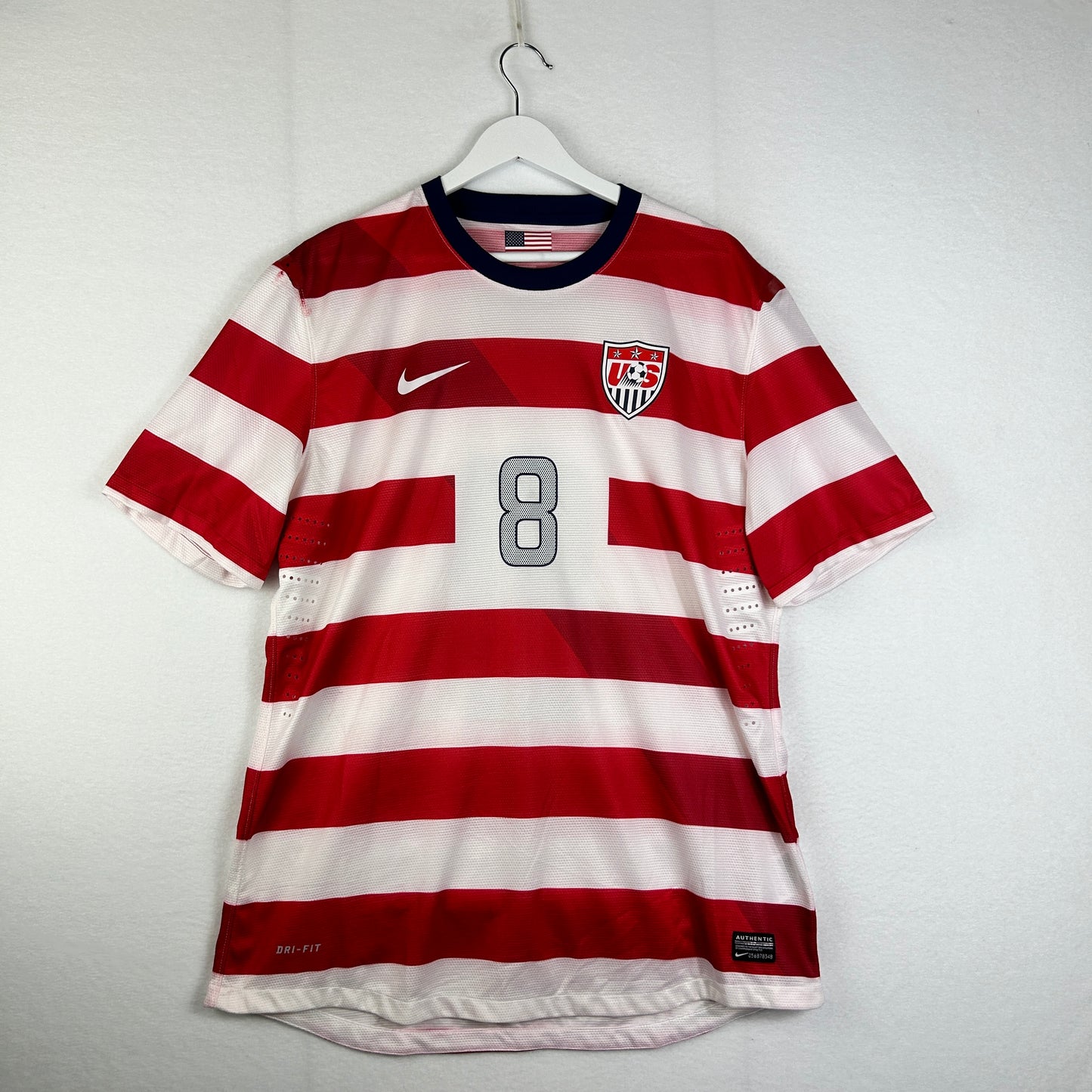 USA 2012 Player Issue Home Shirt - Dempsey 8