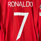 Manchester United 2021/2022 Player Issue Home Shirt - Ronaldo 7 - Long Sleeve