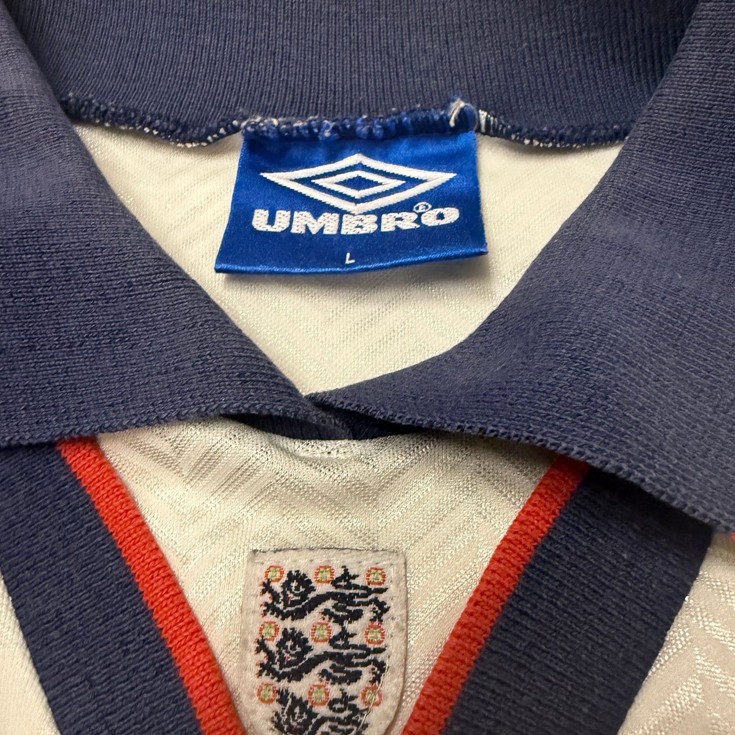 England 1994 Home Shirt - Excellent Condition - Large