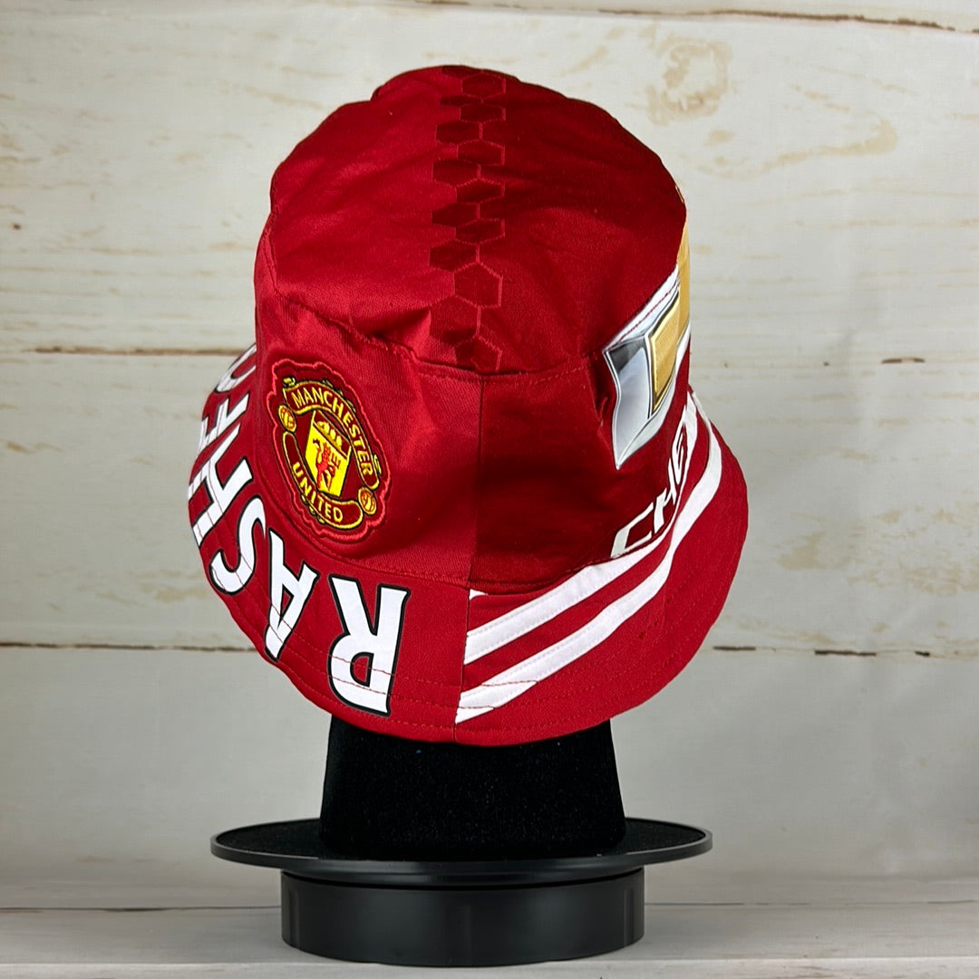 Manchester United 16/17 Upcycled Home Shirt Bucket Hat