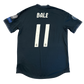 Navy blue sports jersey with 'BALE' and number '11' on a white background