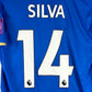 Leicester City 2017/2018 Player Issued Home Shirt - Sliva 14