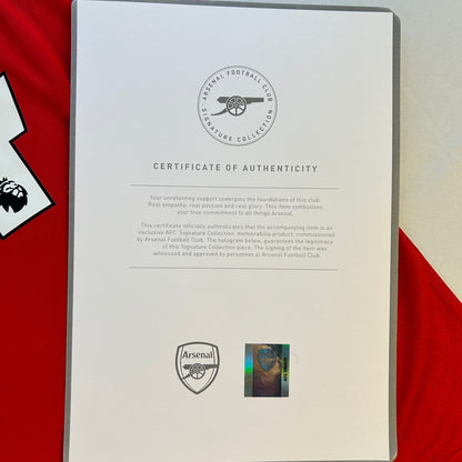 Arsenal 2022/2023 Signed Home Shirt - Nketiah 14 - Arsenal COA