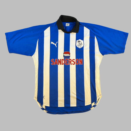 Sheffield Wednesday 1999/2000 Home Shirt Front with Sanderson sponsor