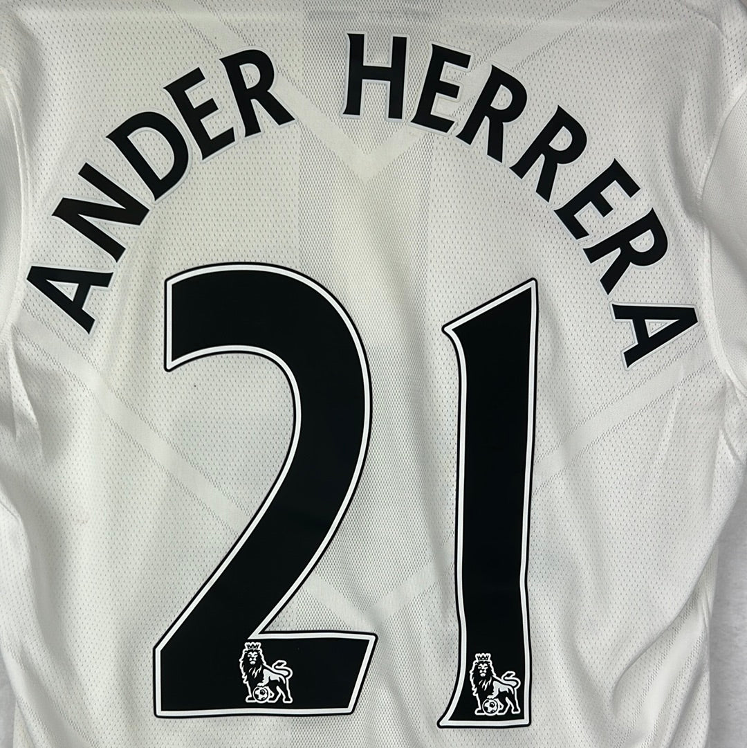 Manchester United 2014 /2015 Player Issue Away Shirt - Herrera