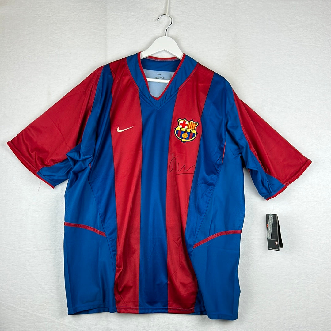 Barcelona 2002/2003 Signed Home Shirt