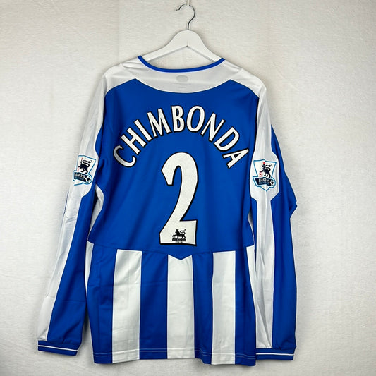 Wigan Athletic 2005/2006 Player Issue Home Shirt - Chimbonda 2