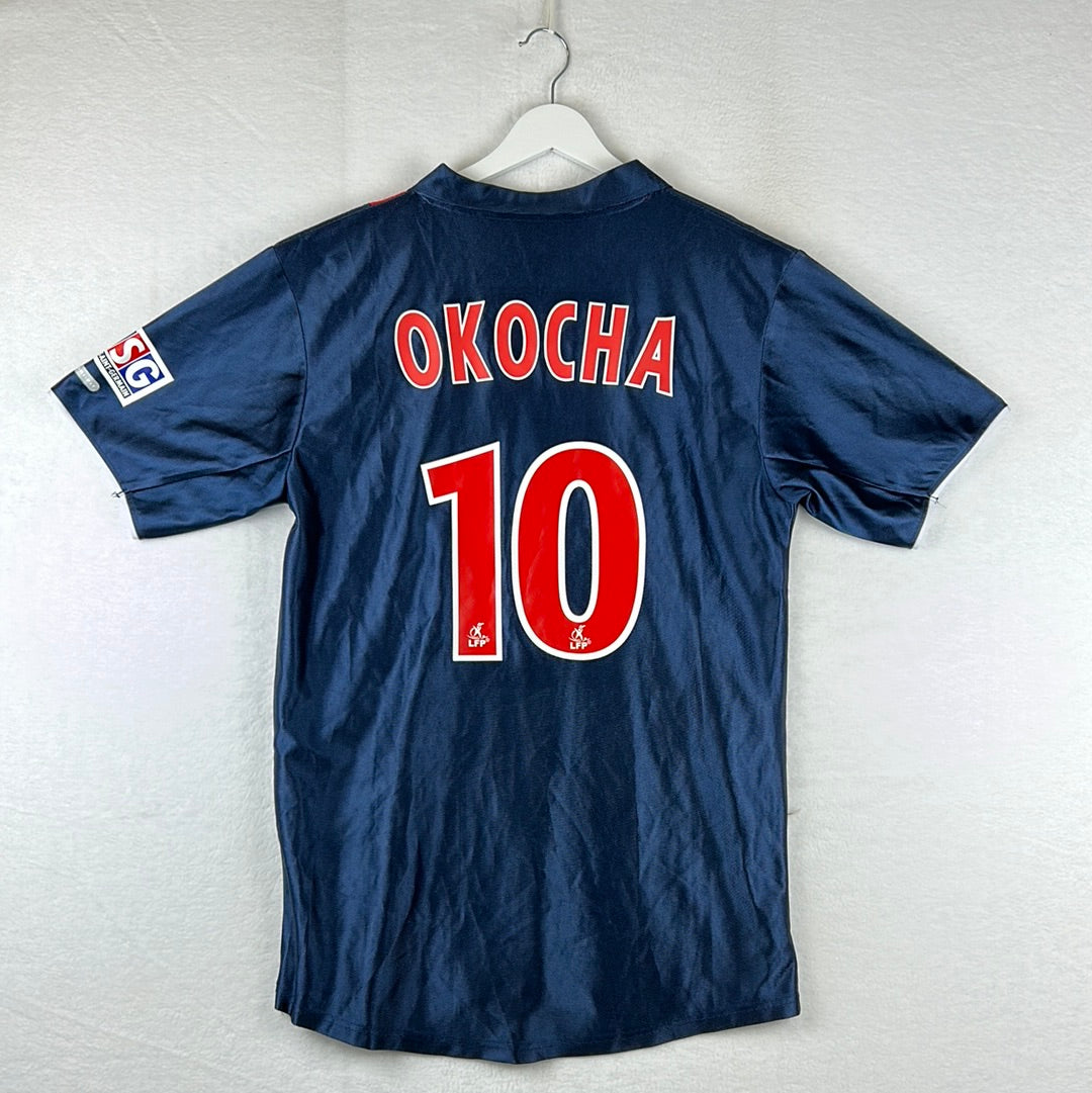 Vintage Paris Saint Germain 2001-2002 Home Shirt - Large - Okocha 10