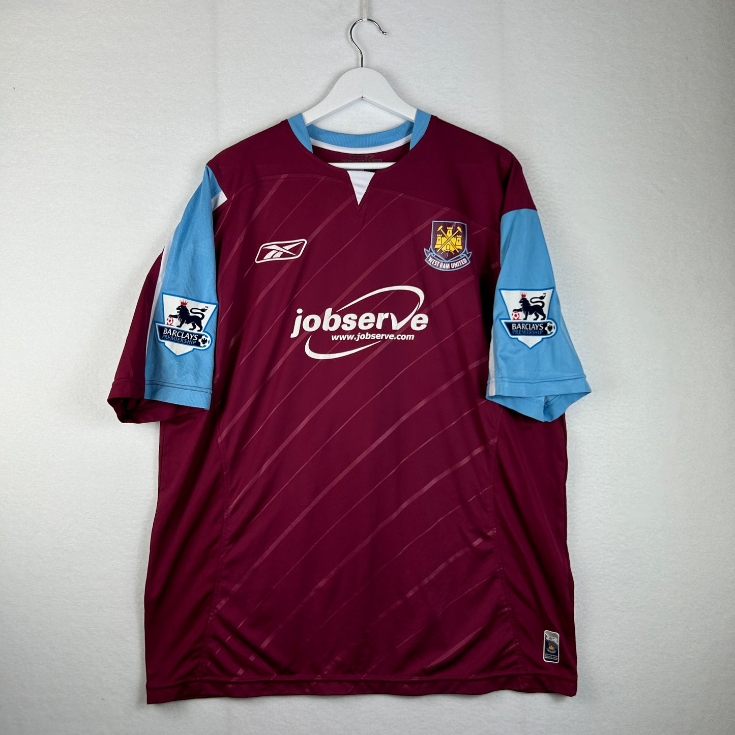 West Ham United 2005/2006 Match Worn Home Shirt - Sheringham 8