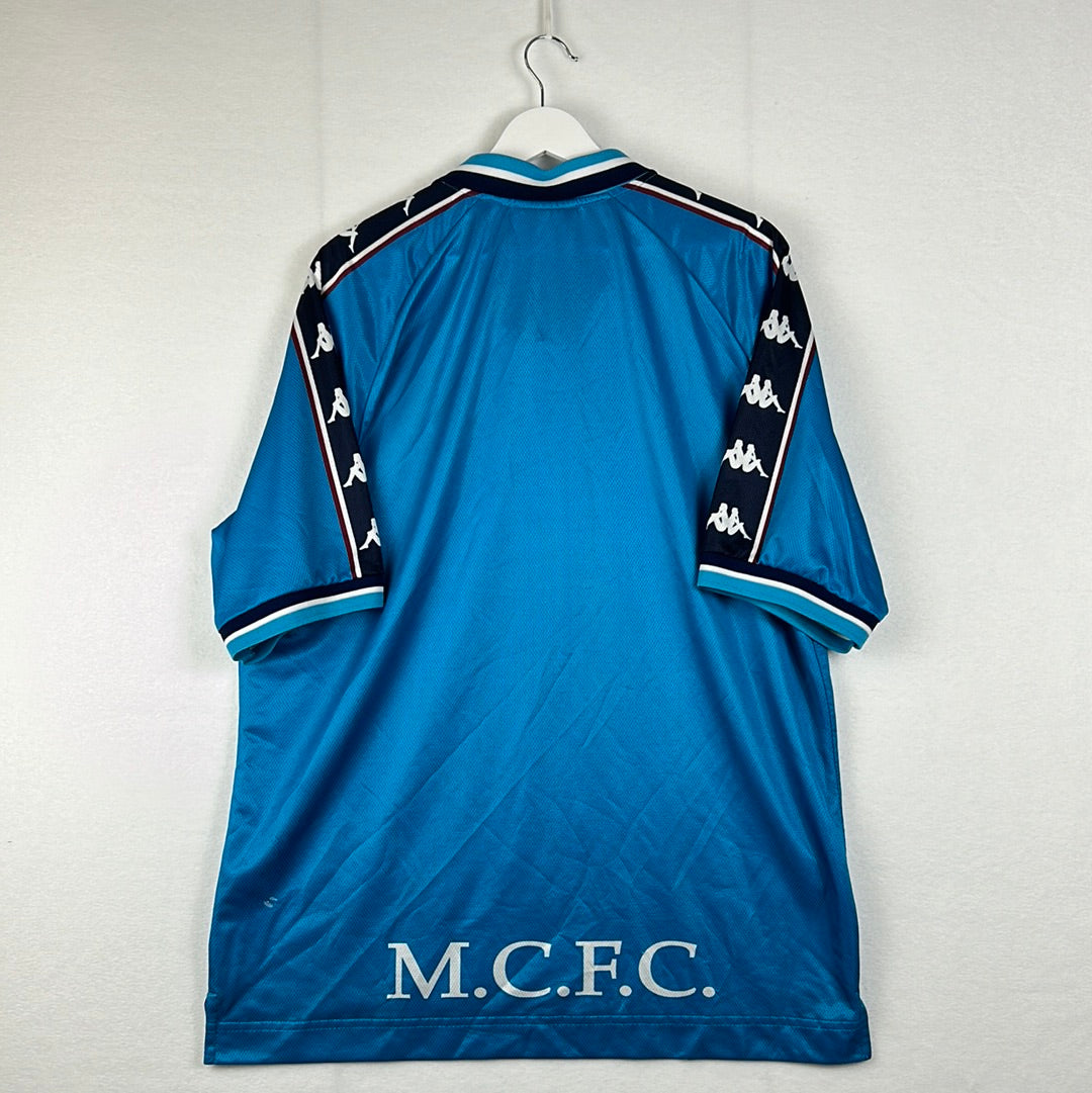 Manchester City 1997-1998-1999 Home Shirt Back