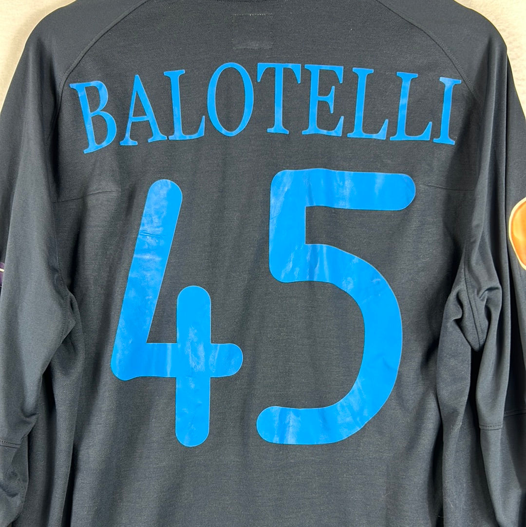 Manchester City 2010/2011 Away Shirt - BNWT - Balotelli 45 - Long Sleeve