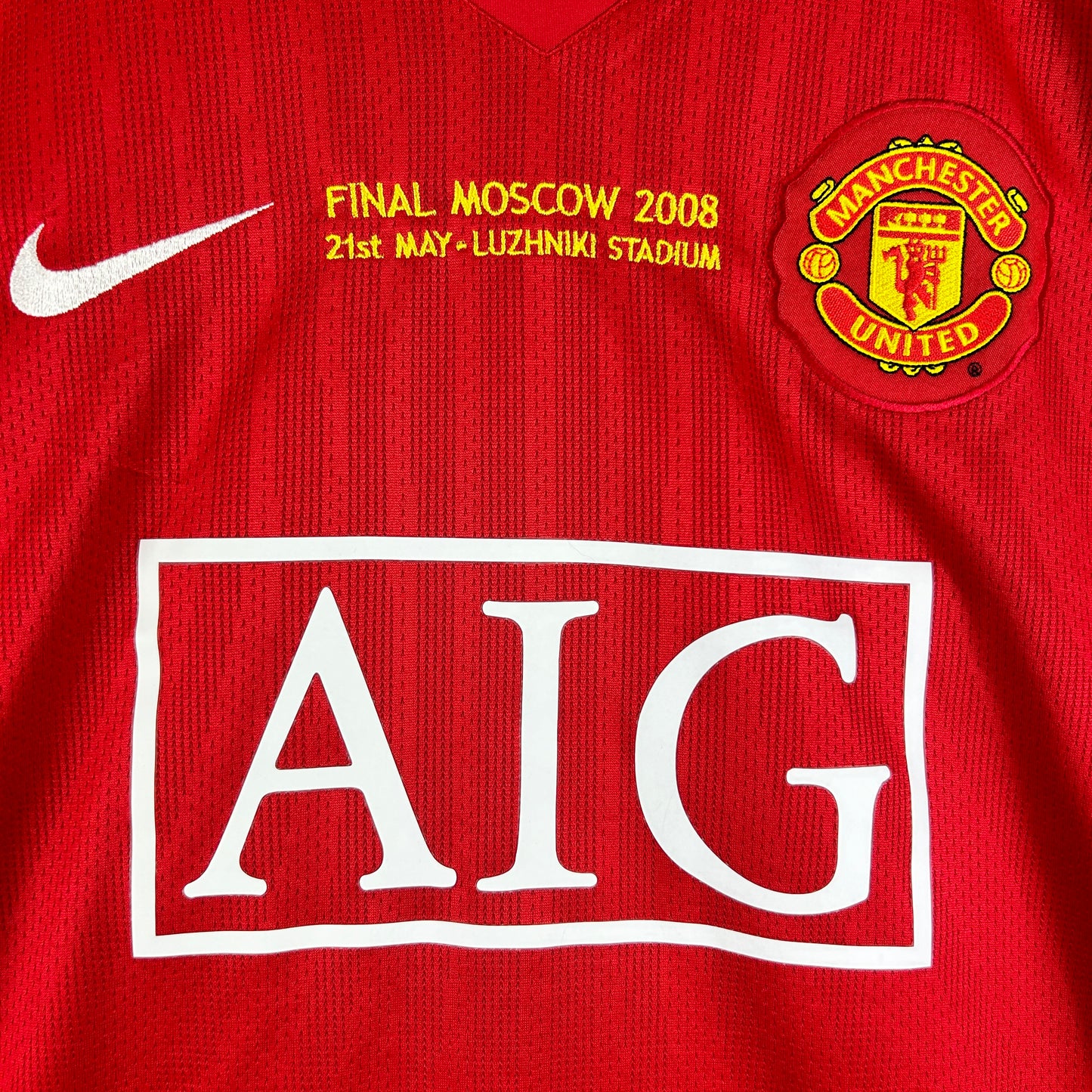 Manchester United 2007/2008 Home Shirt - 2008 Final - BNWT - Original