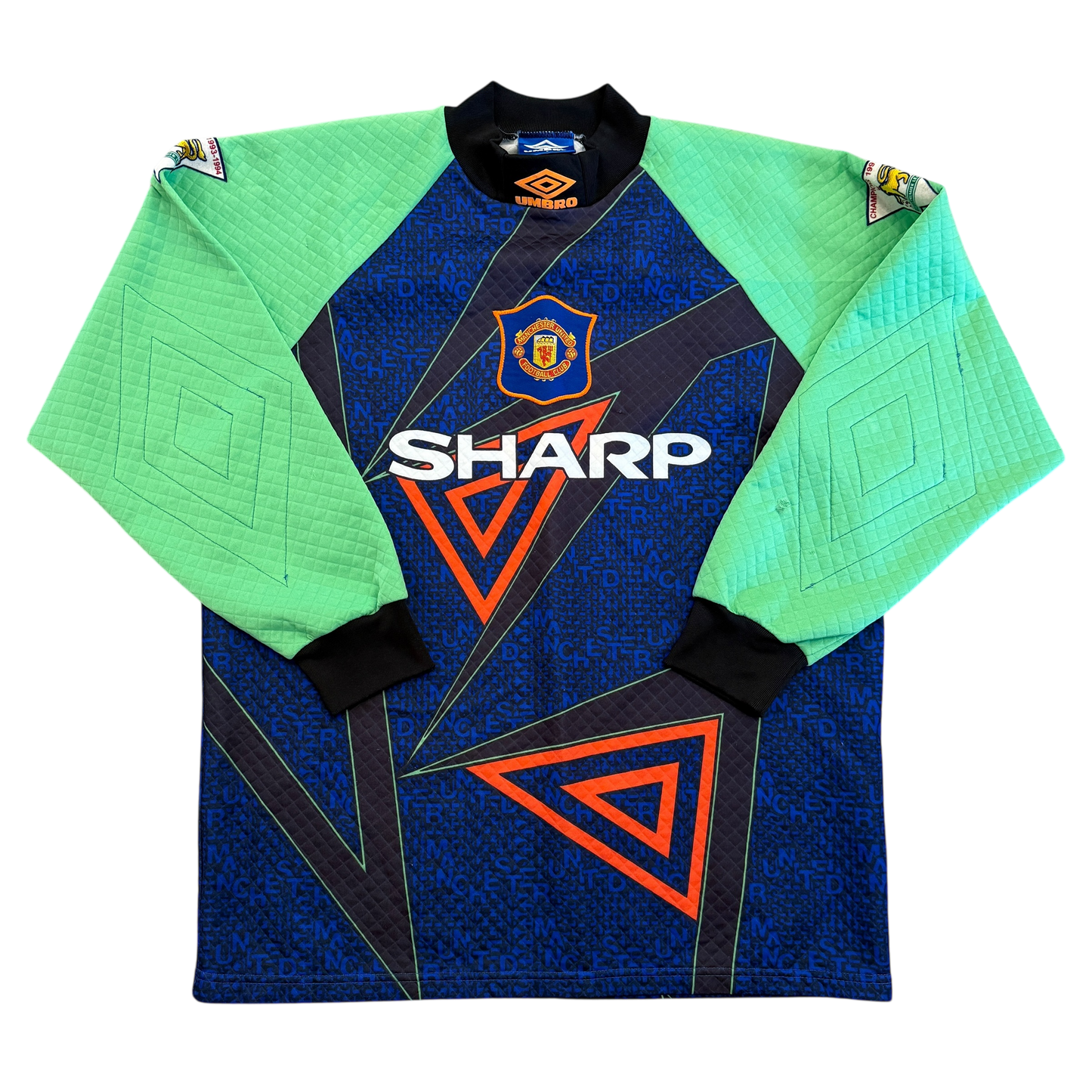 Manchester United 1994/1995/1996 Home Goalkeeper Shirt - XL