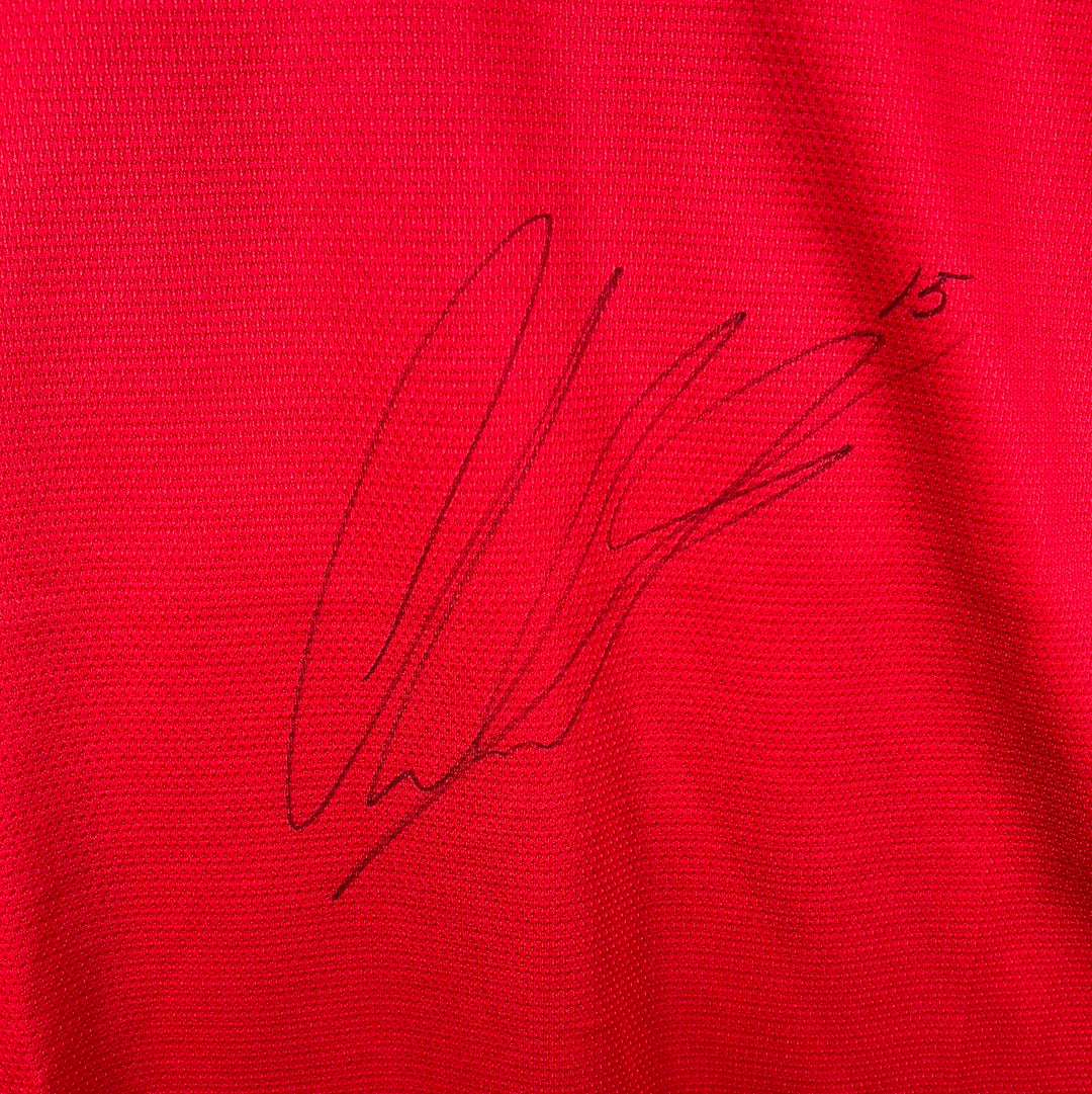 Arsenal 2012/2013 Match Worn Home Shirt - 15 Oxlade-Chamberlain