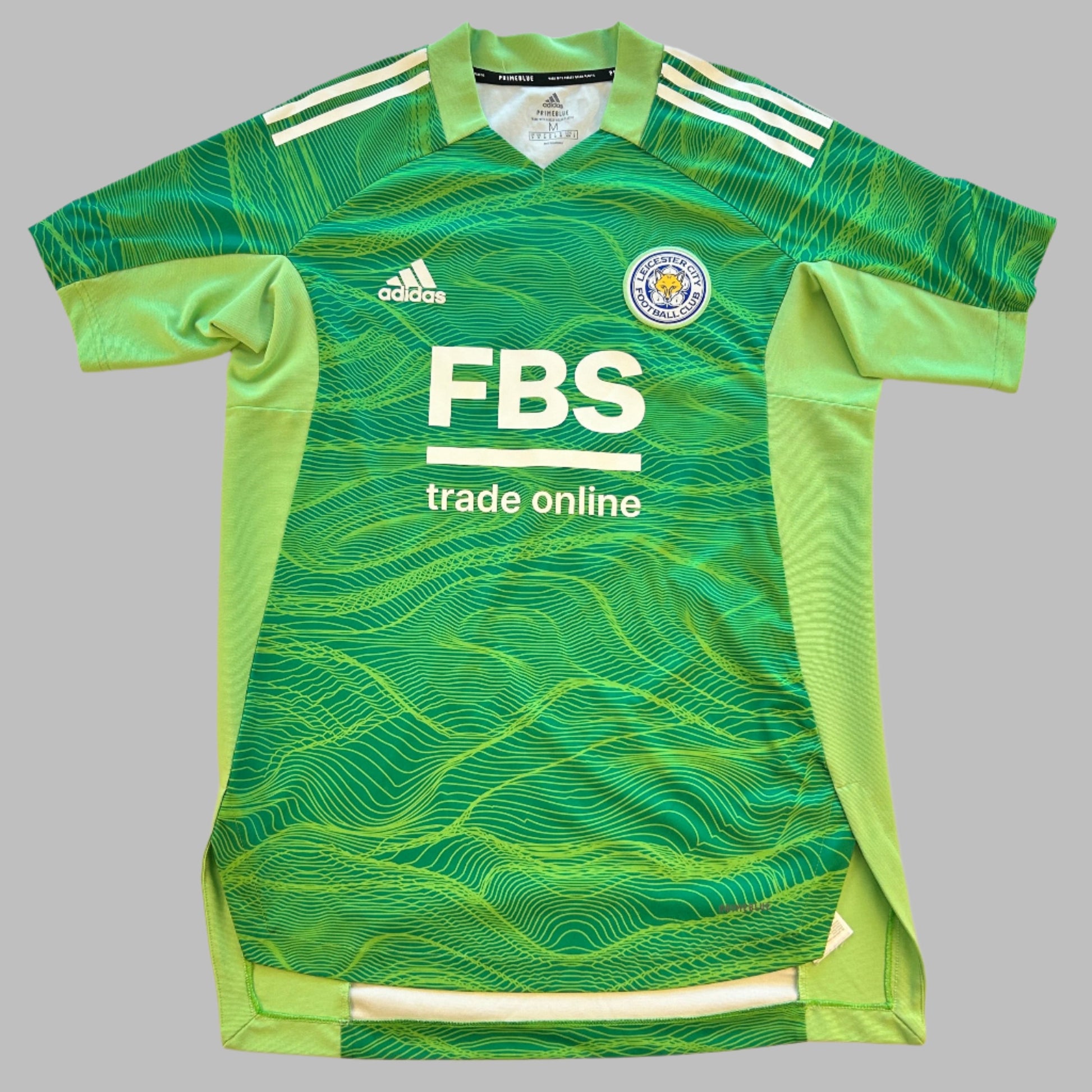 Leicester City 2021/2022 Goalkeeper Shirt - FBS front sponsor