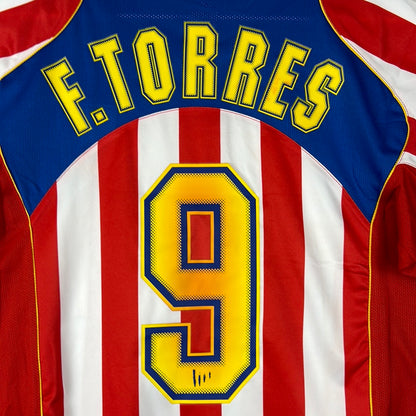 Atletico Madrid 2004/2005 Player Issue Home Shirt - Torres 9 - Spanglish